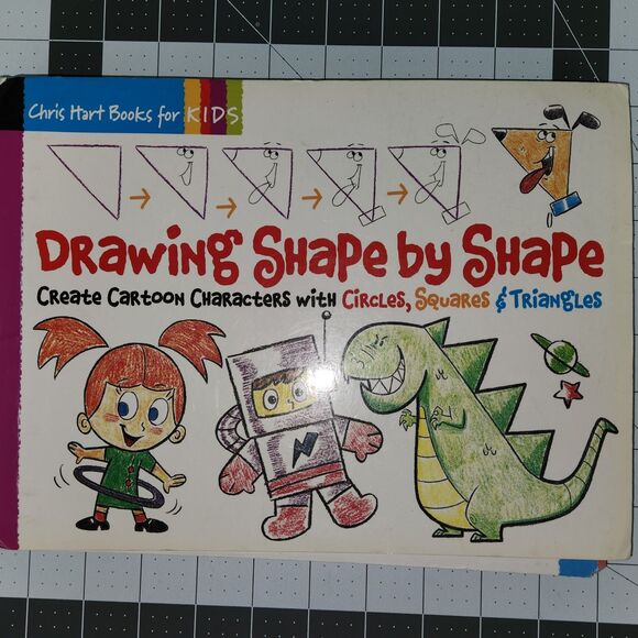 Christopher Hart Books for Kids-Drawing Cartoon from Shapes, Letters & Numbers - Picture 6 of 16